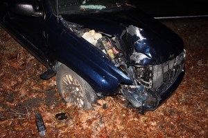 Unocuppied Crashed Jeep into Woods, Old Route 209, Schuylkill Township, 12-9-2014 (18)
