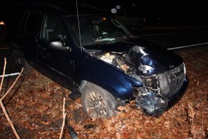 Unocuppied Crashed Jeep into Woods, Old Route 209, Schuylkill Township, 12-9-2014 (24)