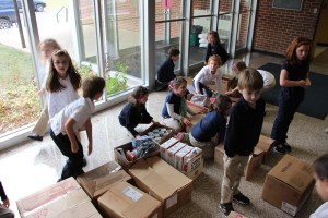 West Penn Elementary School Donate Food Items to Salvation Army, Tamaqua (1)