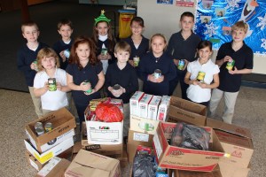 Pictured from front left are Madison Schock, Laura Lehr, Ryan Dunkelberger, Madison Reed and Samantha Plasha. From back left are Peter McGlinchey, Jathan Krall, Grace Kinder, Kaia Weller, Cole Eberts and Trent Schlecht.