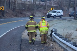 Woman Injured After Crashing Into Guardrail, SR54, Barnesville, 12-27-2014 (26)