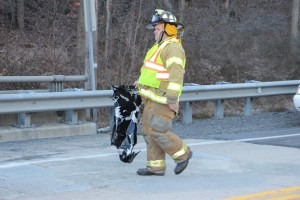 Woman Injured After Crashing Into Guardrail, SR54, Barnesville, 12-27-2014 (32)