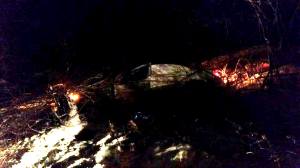 Car Down Embankment, from Justin Martinson, Owl Creek, Tamaqua, 1-26-2015 (4)