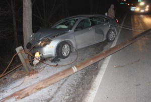 Car Snaps Pole, Fairview Street, Rush Township, 1-16-2015 (50)