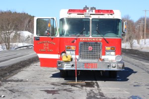 Car vs Tractor Trailer, SR309, Kline Township, 1-31-2015 (10)