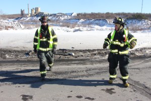 Car vs Tractor Trailer, SR309, Kline Township, 1-31-2015 (14)