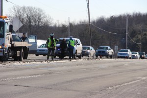 Car vs Tractor Trailer, SR309, Kline Township, 1-31-2015 (20)