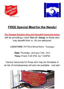 Free Meal, Homeless, Homelessness, Salvation Army, Tamaqua-page-001