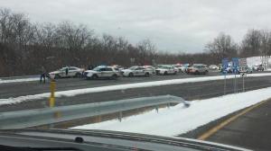 from Deb Neary, Mahanoy, End of High Speed Chase, Interstate 81, Mahanoy City exit (2)