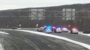 from Deb Neary, Mahanoy, End of High Speed Chase, Interstate 81, Mahanoy City exit (4)