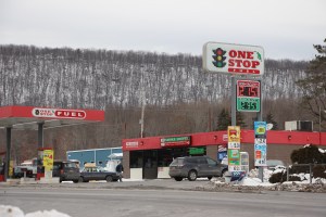 Gas Price, 2 dollars 15 cents, One Stop Fuel, Rush Township, 1-29-2015 (1)
