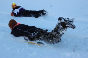 Kids Sledding, Kleckner's Hill, New Ringgold, West Penn, 1-24-2015 (23)