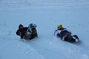 Kids Sledding, Kleckner's Hill, New Ringgold, West Penn, 1-24-2015 (27)
