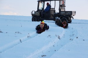Kids Sledding, Kleckner's Hill, New Ringgold, West Penn, 1-24-2015 (5)
