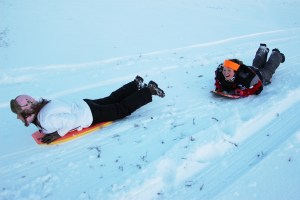 Kids Sledding, Kleckner's Hill, New Ringgold, West Penn, 1-24-2015 (50)