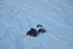 Kids Sledding, Kleckner's Hill, New Ringgold, West Penn, 1-24-2015 (58)