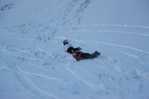 Kids Sledding, Kleckner's Hill, New Ringgold, West Penn, 1-24-2015 (60)