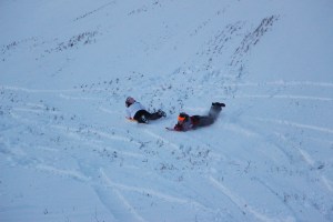 Kids Sledding, Kleckner's Hill, New Ringgold, West Penn, 1-24-2015 (61)