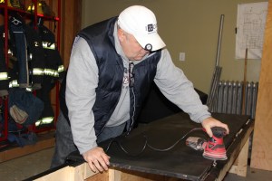 Making A New Gear Rack, East End Fire Company, Tamaqua, 12-19-2014 (1)