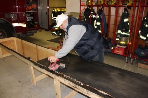 Making A New Gear Rack, East End Fire Company, Tamaqua, 12-19-2014 (2)