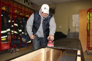 Making A New Gear Rack, East End Fire Company, Tamaqua, 12-19-2014 (4)