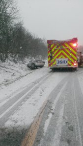 Single Vehicle Accident, Mile Marker 133, Interstate 81, 1-21-2015 (3)