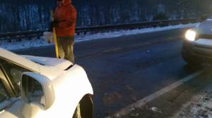 Single Vehicle Accident, SR54, Hometown, 1-26-2015 (2)