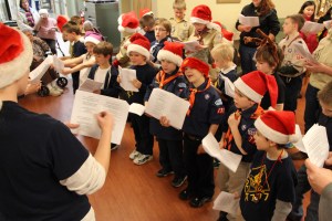 Tamaqua Cub, Boy Scouts Visit Residents, St. Luke's Hospital, Coaldale, 12-16-2014 (11)