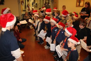 Tamaqua Cub, Boy Scouts Visit Residents, St. Luke's Hospital, Coaldale, 12-16-2014 (6)