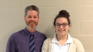 Pictured are John Buglio, Tamaqua High School Choral Director, and Aimee Hull.