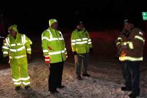 Vehicle Snaps Pole, Fairview Street and Marian Avenue, Rush Township, 1-21-2015 (10)