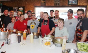 Pictured is a TamaquaArea.com photo of volunteers taken during a past wing sale.
