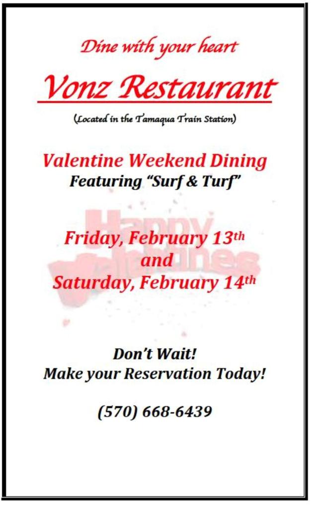2-13-2015, Tamaqua Chamber of Commerce, Chamber Chatters-page-006, Vonz