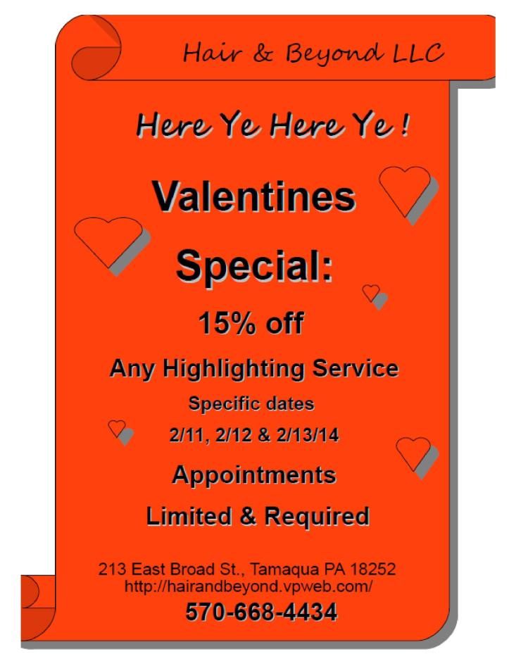 2-13-2015, Tamaqua Chamber of Commerce, Chamber Chatters-page-008, Hair and Beyond