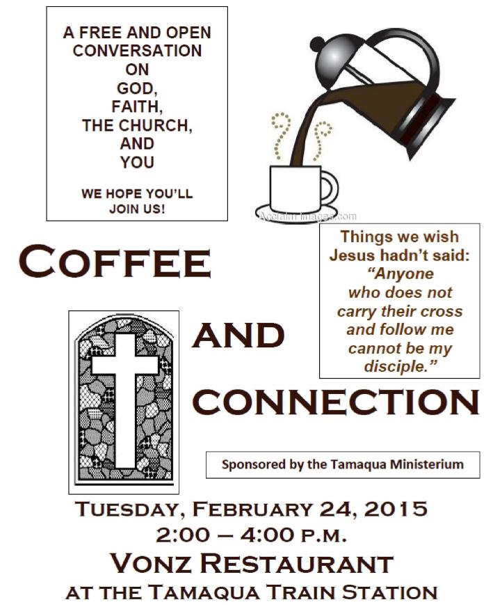 2-13-2015, Tamaqua Chamber of Commerce, Chamber Chatters-page-017, Coffee and Creed, Connection