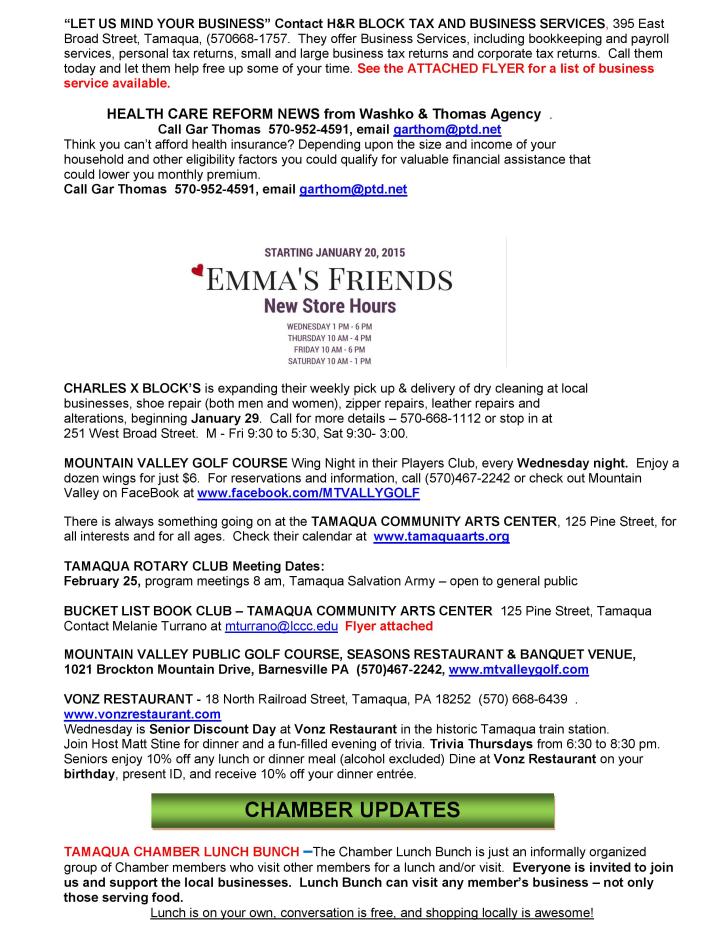 2-20-2015, Tamaqua Chamber of Commerce Chamber Chatters-page-003
