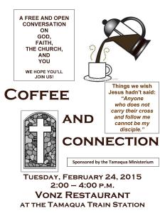 2-24-2015, Coffee and Connection, Vonz Restaurant, Tamaqua-page-001