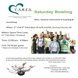2-28-2015, CARES Bowling League, Spare Time Lanes, Hometown