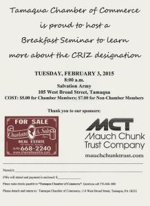 2-3-2015, CRIZ Seminar, TACC, Salvation Army Building, Tamaqua-page-001