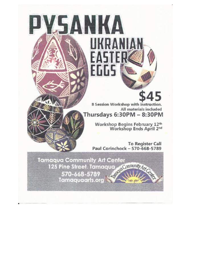 2-6-2015, Tamaqua Chamber of Commerce, Chamber Chatters-page-006