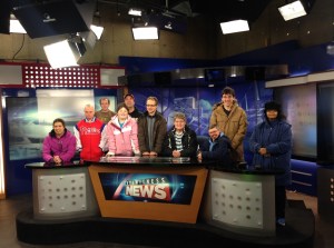 ACCESS Services LIFE Program, visits WBRE TV, WilkesBarre, 2-6-2015