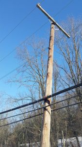 Car in Creek, from Diesel, near Holly Road, along SR54, Pine Creek, Rush Township, 2-20-2015 (3)