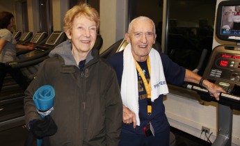 Couple Exercising, Jack, Jane Malarkey, Tamaqua YMCA, Tamaqua, 1-27-2015 (19b)