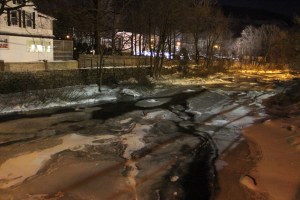 Little Schuylkill River, as viewed from Cedar Street, Tamaqua, 2-16-2015 (4)