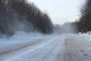 Morning Road Conditions, SR309, Hometown to Tamaqua, 2-15-2015 (10)