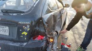 Multi Vehicle Accident, Tide Road, at SR309 intersection, Diesel, Hometown, 2-3-2015 (1)