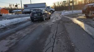 Multi Vehicle Accident, Tide Road, at SR309 intersection, Diesel, Hometown, 2-3-2015 (3)