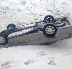Overturned Car, from Diesel and McAdoo Fire Company, Interstate 81 (9)