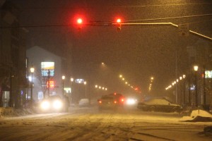 Snow Fall, East Centre Street, SR54, Mahanoy City, 2-14-2015 (2)