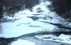 Snow Photos, Little Schuylkill River, Along SR309, Tamaqua, 2-21-2015 (19)